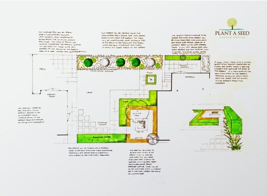 Edward Grimes Garden Design St Leonard Exeter Plan update