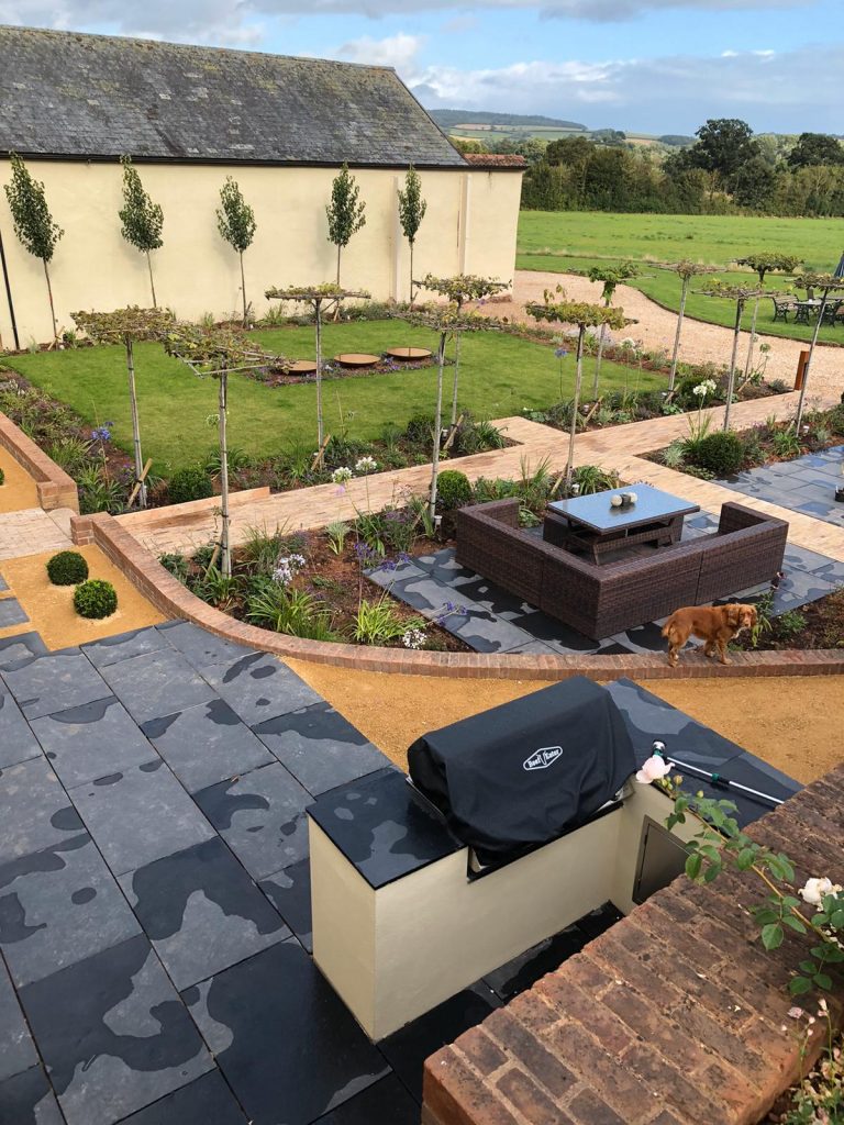 Edward Grimes Garden Designer - Garden in Silverton, Exeter in Devon - Garden Build